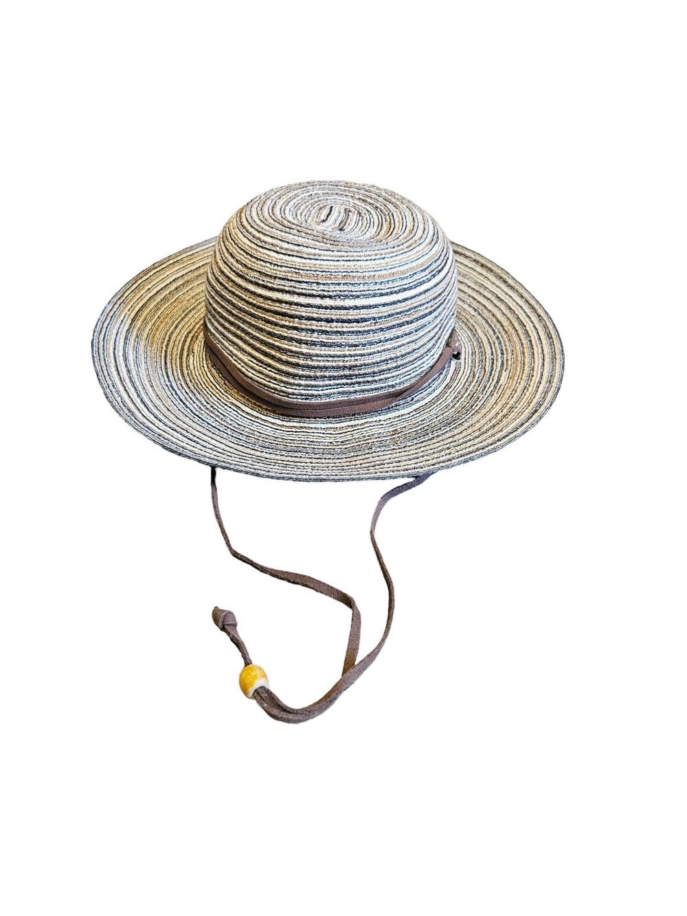 CTR Summit Breeze Sun Hat W/Chin Strap Womens Size S/M Western Boho Safari Woven